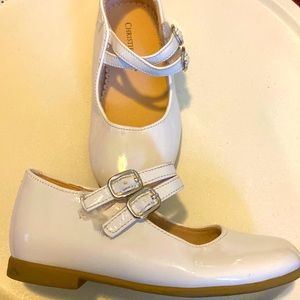 Girls White Dress Shoes Size 8